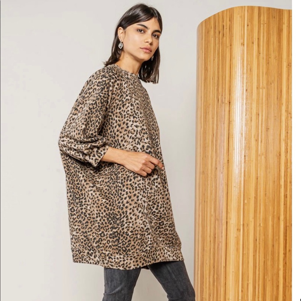 Ragdoll la leopard sweatshirt